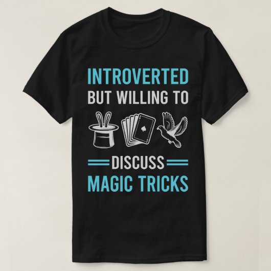 T-shirt Magic Tricks Magical Trick Magicien (Design devant)