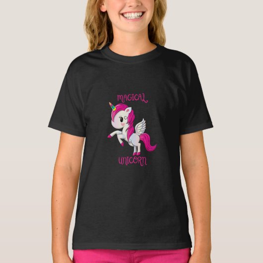 T-shirt Magic Unicorn Lover Fan Club (Devant)