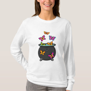 T-shirt Magical Butterflies from a cauldron