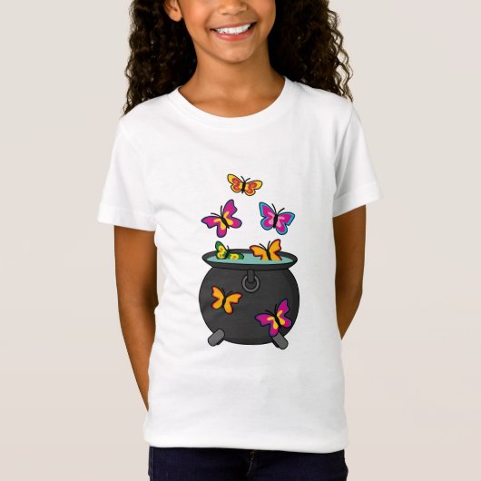 T-Shirt Magical Butterflies from a cauldron (Devant)
