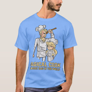 T-shirt Magical Cook et meilleur papa dans le monde cuisin