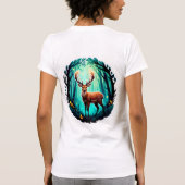 T-shirt Magical Deer Woodland (Dos)