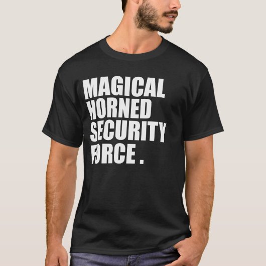T-shirt Magical Horned Security Force (Devant)
