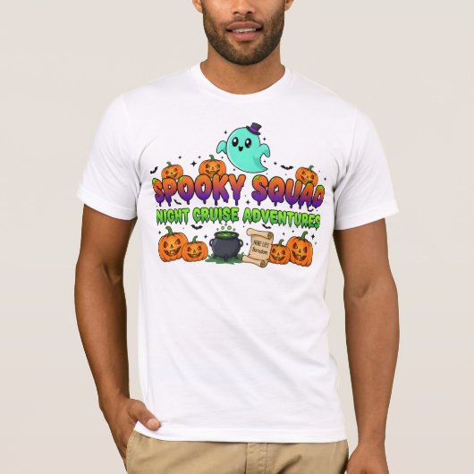 T-shirt Magical Spooky Squad Shirt | Halloween Ghost & Pum (Devant)
