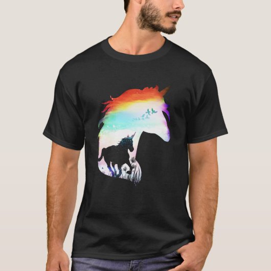 T-shirt Magical unicorn (Devant)