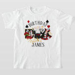 T-shirt Magicien Birthday Boy Shirt Magie fête d'anniversa<br><div class="desc">Célébrez l'anniversaire avec ce t-shirt spécial,  design personnalisé</div>