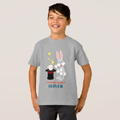 T-shirt Magicien Boy Show Fête d'anniversaire (Devant entier)