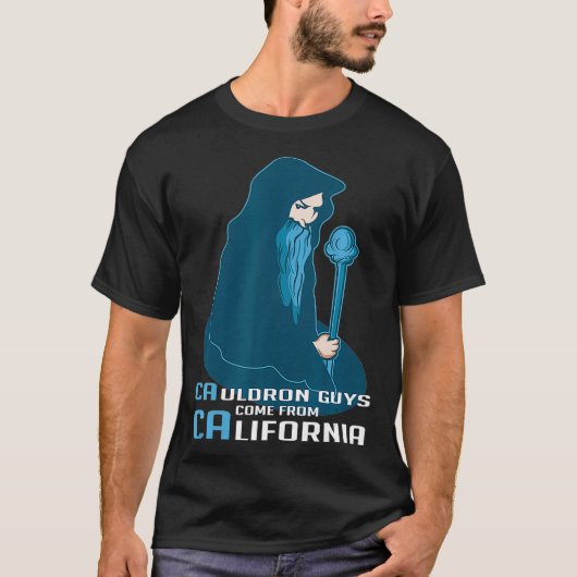 T-shirt Magicien Cauldron California (Devant)