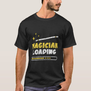T-shirt Magicien Chargement Sorcier Magic Trick Wizard Mag