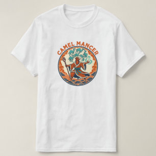 T-shirt Magicien de chameau Désert de fantaisie Art mystiq