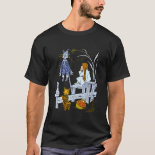 T-shirt Magicien De Toto Retro Scarecrow De Oz Dorothy
