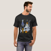 T-shirt Magicien De Toto Retro Scarecrow De Oz Dorothy (Devant entier)