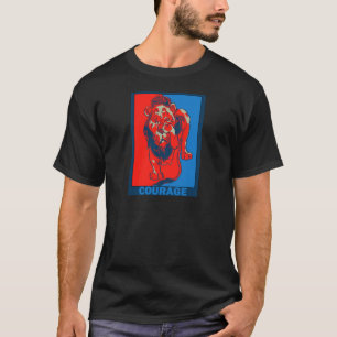 T-shirt Magicien d'Oz de Denslow : : Courage