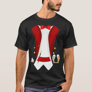 T-shirt Magicien Tuxedo Halloween magique pour sorce Wizar