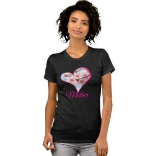 T-shirt Magie de Fleur Rose 
