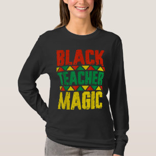 T-shirt Magie de l'enseignant noir