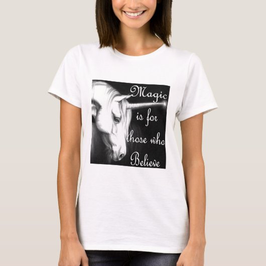 T-shirt Magie de licorne (Devant)