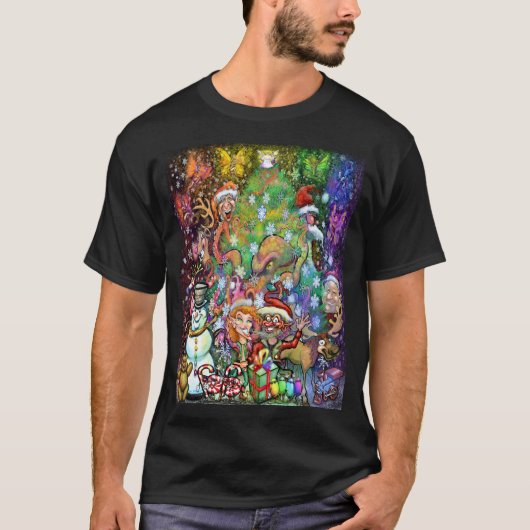 T-shirt Magie de Noël (Devant)