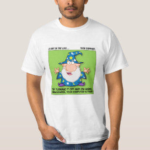 T-shirt Magie de support technique
