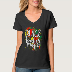 T-shirt Magie des Enseignants Noirs Mois de l'Histoire Afr
