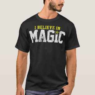 T-shirt Magie Je Crois En Magicien Wizard Premium