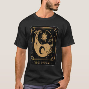 T-shirt Magie La Carte Tarot Lune Cartes Mystiques Occulte