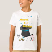 T-shirt Magique 8e anniversaire Theme Party (Devant)