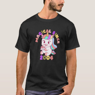 T-shirt Magique depuis 2004 Unicorn 18e anniversaire