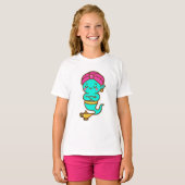 T-shirt Magique Kawaii Djinn - Neon Spirit (Devant entier)