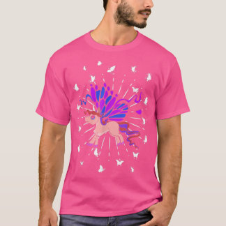 T-shirt Magique Papillon Fairytale mignon Imaginaire anima