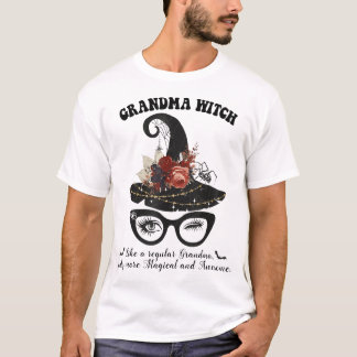 T-shirt Magique sorcière grand-mère magnifique Halloween W