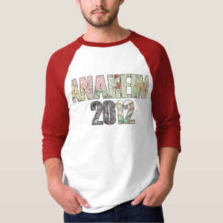 T-shirt MAGIRT Anaheim 2012 3/4 raglan de douille