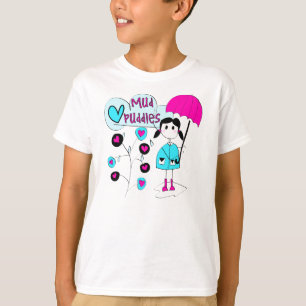 T-shirt Magmas de boue d'amour de la fille I