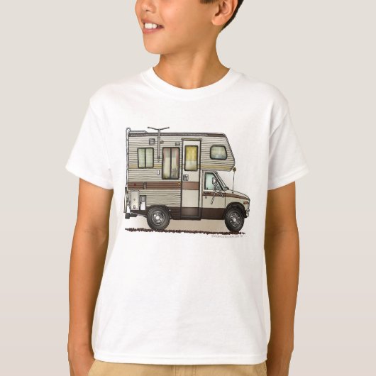 T-shirt Magnet du campeur rv de ClassC (Devant)