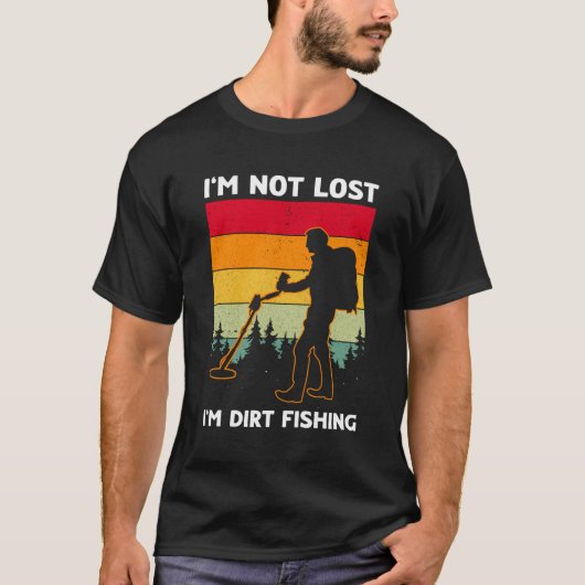 T-shirt Magnet Fisher Tools Metal Detectorist Essentials D (Devant)