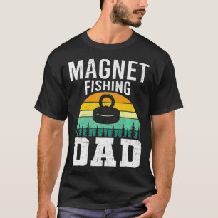 T-shirt Magnet Fishing Papa Premium