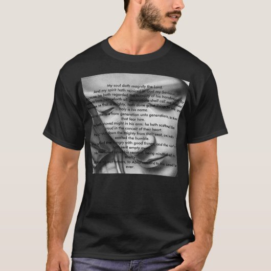 T-shirt Magnificat De La Bienheureuse Vierge Marie (Devant)