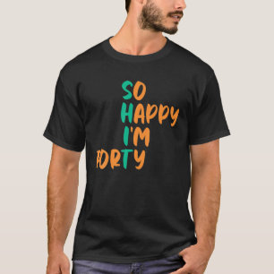 T-shirt Magnifique 40E Anniversaire 40 Ans Design Annivers