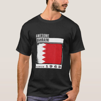 T-shirt Magnifique Bahreïn depuis 1963 59ème anniversaire