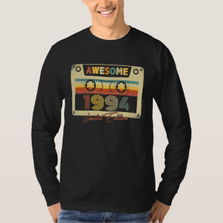 T-shirt Magnifique Bande de cassette rétro 1994 29e B jour