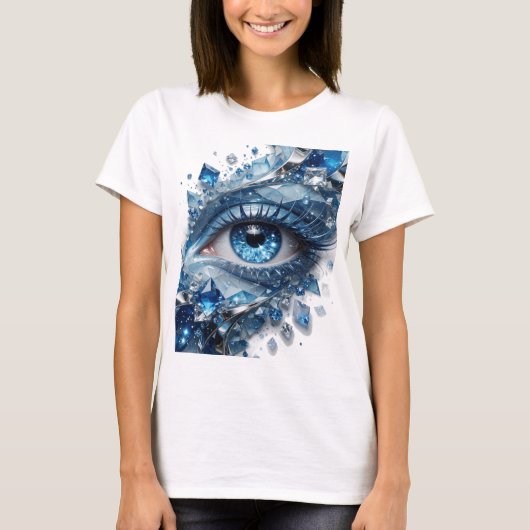 T-shirt Magnifique conception de déclaration de BLUE ICE E (Devant)