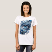 T-shirt Magnifique conception de déclaration de BLUE ICE E (Devant entier)