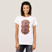 T-shirt Magnifique conception graphique rose ULTRA (Devant entier)