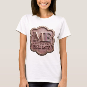 T-shirt Magnifique conception personnalisée ME EST 1970 en