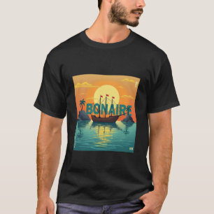T-shirt Magnifique coucher de soleil bonarien des îles abc