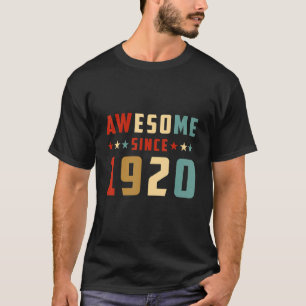 T-shirt Magnifique depuis 1920 Anniversaire 1