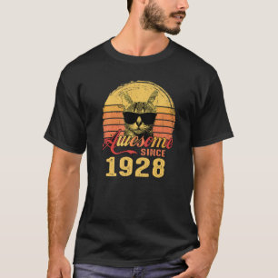 T-shirt Magnifique Depuis 1928 95ème Anniversaire Pour 95