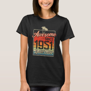 T-shirt Magnifique Depuis 1951 71 Anniversaire 71 Annivers