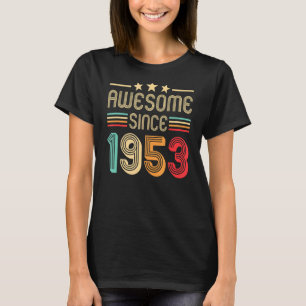 T-shirt Magnifique depuis 1953 69e anniversaire 69 ans rét