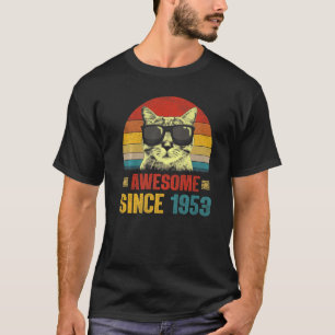 T-shirt Magnifique depuis 1953 70e anniversaire Cadeau Amo
